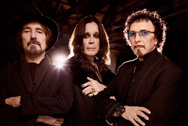 Black Sabbath em 2013: Geezer Butler, Ozzy Osbourne e Tony Iommi