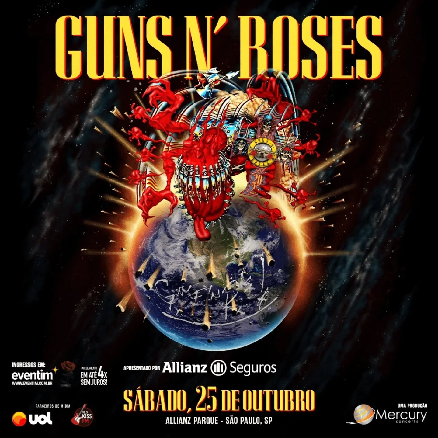 Guns n´ Roses – Allianz Parque (25/10/2025):